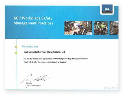 ACC-audit-ESNZL-certificate